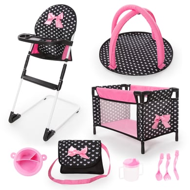 bayer Design Set da viaggio 9 in 1 con lettino e seggiolone