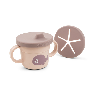 Done by Deer™ Tasse enfant poignées goûter Wally rose