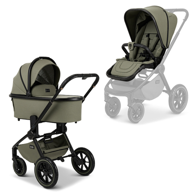 Kinderkraft Poussette Newly 3 en 1 Mink Pro Moon light Grey