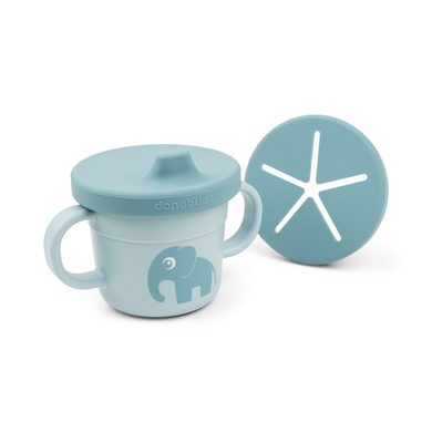 Done by Deer™ Tasse enfant poignées goûter Elphee bleu