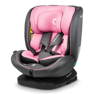 lionelo Siège auto pivotant évolutif Bastiaan i-Size Pink Baby