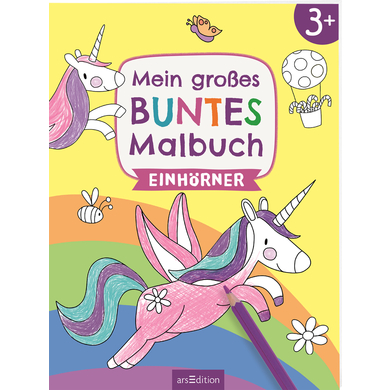 arsEdition Mein großes buntes Malbuch – Einhörner 135327