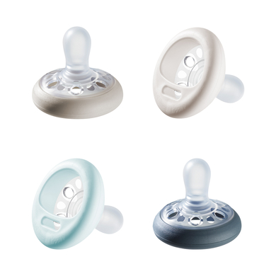 Tommee Tippee Sucettes 0-6 mois silicone lot de 4