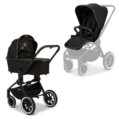 MOON Passeggino duo Resea Edition+, black/black matt