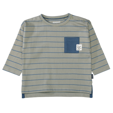 STACCATO T-shirt soft kaki à rayures