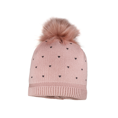 Image of Maximo Cappello cuori rosa tan059