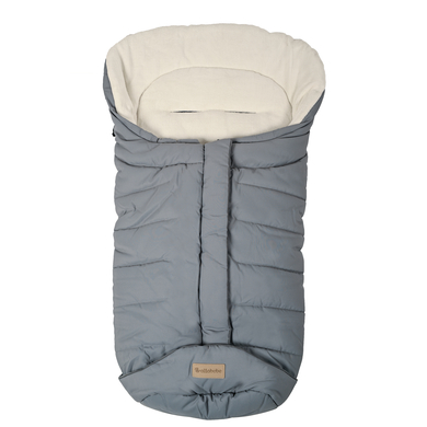 Altabebe Winter Footmuff Climate Guard per carrozzina e passeggino Grigio chiaro White lavaggio