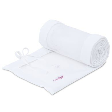 babybay® nest mesh piqué adatto al modello Boxspring XXL bianco