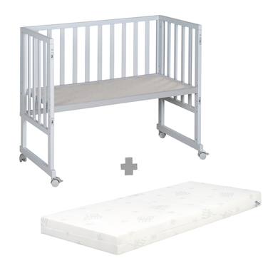 roba Berceau cododo safe asleep® 3en1 bois taupe matelas 45x90 cm