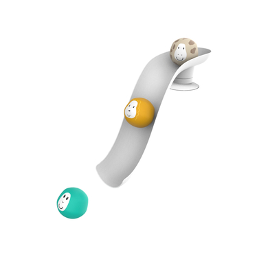 MATCHSTICK MONKEY™ Jouet de bain toboggan à balles blanc