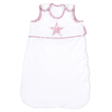 Image of babybay Sacco nanna Cotton biologico, bianco con applicazione di stelle di bacche bianco059