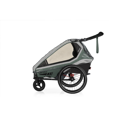 Qeridoo Qeridoo® Habillage pluie pour remorque de vélo enfant Kidgoo 1