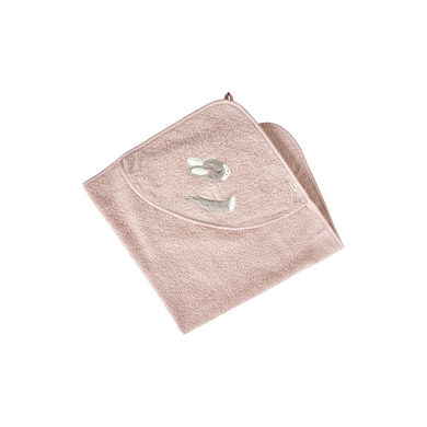 Sterntaler Cape de bain enfant motif Emmi Girl rose pâle 80x80 cm