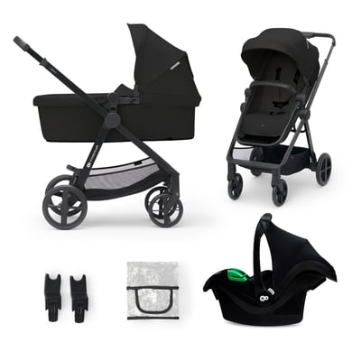 Kinderkraft Poussette trio combinée 3en1 Newly Mink Pro Classic Black