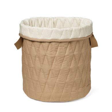 Cam Cam® COPENHAGEN Panier de rangement piqué Classic Stripes Camel
