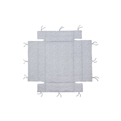 Fillikid fillikid Matelas pour parc bébé Flexi jersey gris 100x100 cm