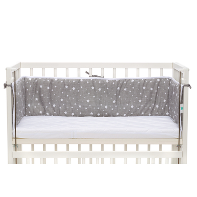 fillikid Tour de lit cododo Nino étoiles gris 175 cm