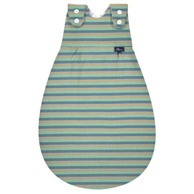 Alvi® Gigoteuse extérieure Baby-Mäxchen® jersey Cornstripe vert TOG 2.5