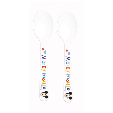 Stor Cuillère bébé et étui plastique Mickey cool lot de 2