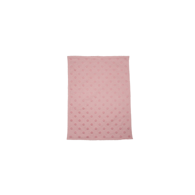 DAVID FUSSENEGGER Plaid enfant RIGA pois rose 70x90 cm