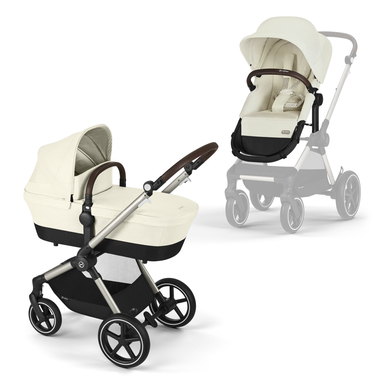 cybex GOLD Poussette duo combinée 2en1 EOS Lux Seashell Beige