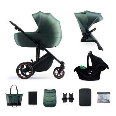 Image of Kinderkraft Passeggino 3 in 1 Prime2 Mink Pro Dark Verde059