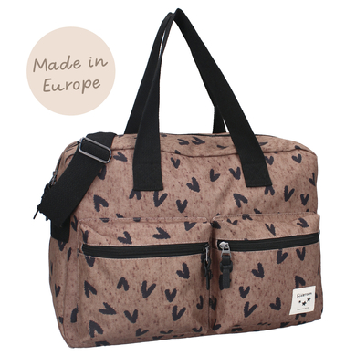 Kidzroom Sac à langer care Kind at Heart Brown