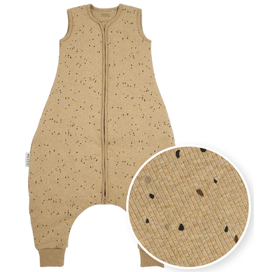 MEYCO Surpyjama bébé hiver Rib Mini Spot Toffee Melange