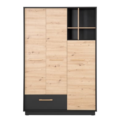 Roba roba Armoire enfant 3 portes Lenn bois