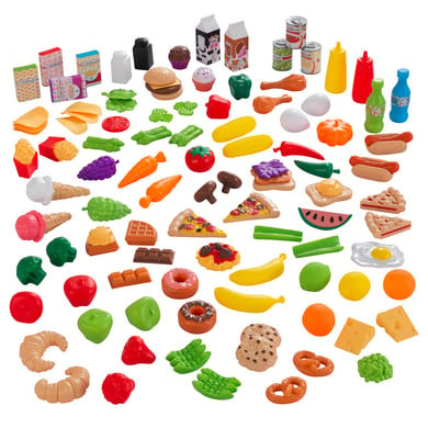 kidkraft  set de comida de juguete 115 piezas