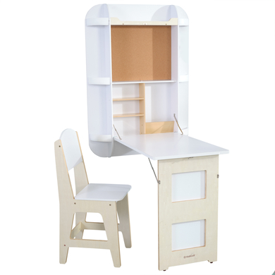 Levně KidKraft ® Volně plovoucí stůl a židle Arches, bílá