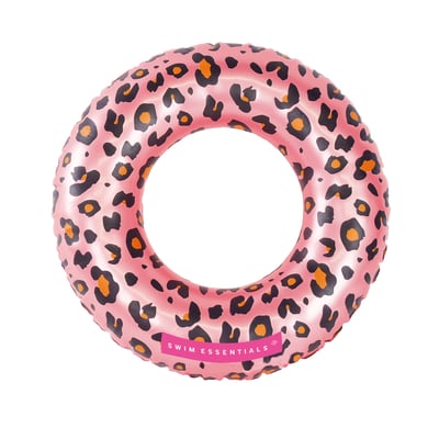 Levně Swim Essential s DÄ›tskĂ˝ plaveckĂ˝ kruh Rose Gold Leopard âŚ€55 cm