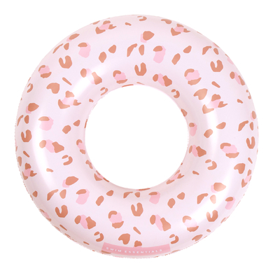 Swim Essentials Salvagente leopardato rosa antico 90 cm