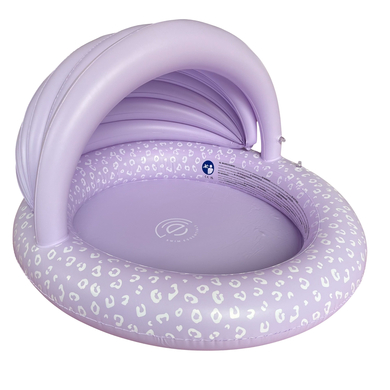 Image of Swim Essential s Piscina per bambini leopardo viola ⌀100cm con copertura