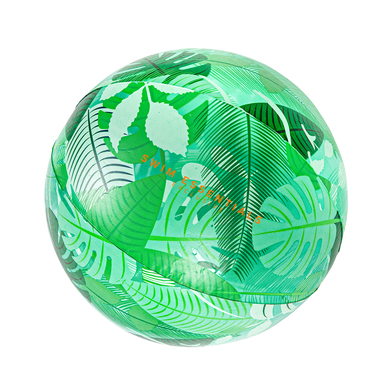 Swim Essential s Pallone da spiaggia Tropical Leaves ⌀ 51 cm