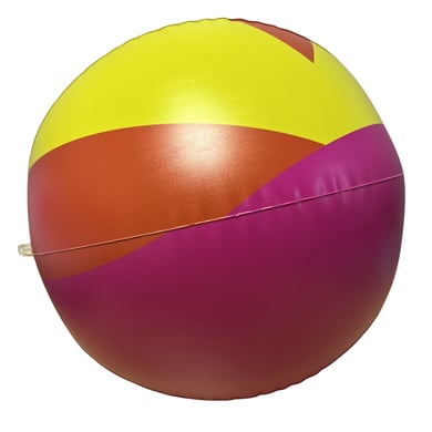 swim essentials balon de playa con bloques de colores r 51 cm