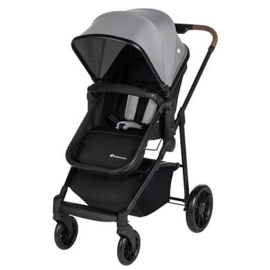 Kinderkraft MOOV Poussette 3 en 1, Poussette Canne, Trio, Poussette Bebe,  Landau Bébé, 25kg, Bleu & NESTE UP Lit bébé cododo, Lit bebe avec matelas  de