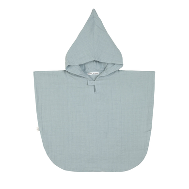 LÄSSIG Poncho de bain enfant Muslin bleu clair