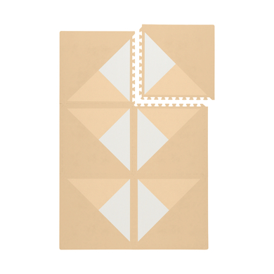 toddlekind Tapis de jeu puzzle Prettier Kyte Wheat 120x180 cm