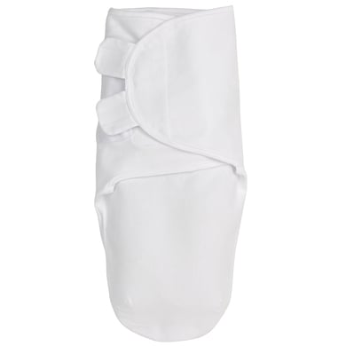 MEYCO Couverture d'emmaillotage bébé uni white