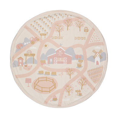 toddlekind Tapis de jeu interactif 2en1 rond Playsacks The Ranch