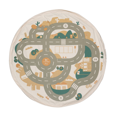 toddlekind Tapis de jeu interactif 2en1 rond Playsacks Desert City