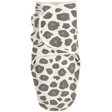 MEYCO Couverture d'emmaillotage bébé panthère neutre