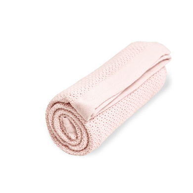 Image of VINTER& BLOOM Coperta rosa per bambini a griglia morbida059