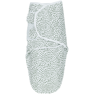 MEYCO Couverture d'emmaillotage bébé Cheetah forest green