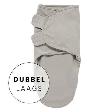 MEYCO Couverture d'emmaillotage bébé Comfort uni grey