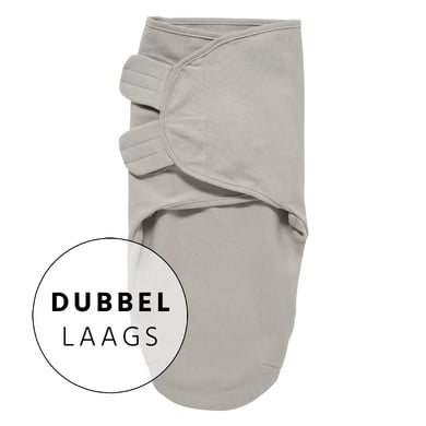MEYCO Couverture d'emmaillotage bébé Comfort uni grey