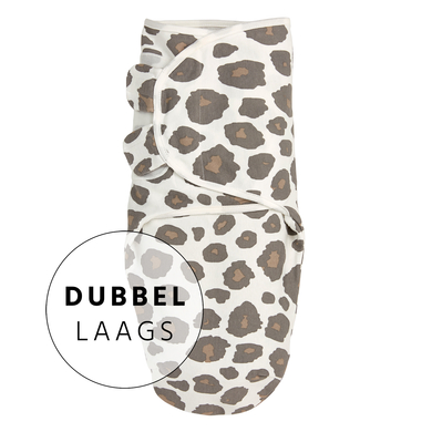 MEYCO Couverture d'emmaillotage bébé panthère neutre