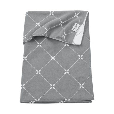 MEYCO X Mrs. Keizer Plaid bébé Louis gris 75x100 cm