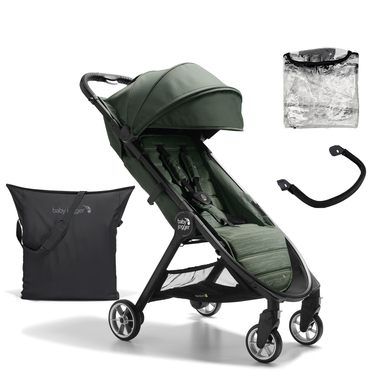 Image of baby jogger Passeggino leggero City Tour 2 Everett Verde, incl. barra protettiva e parapioggia059